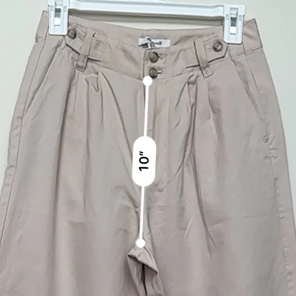 Madewell Harlow Wide Leg Pants Size 0P - Harvest Moon - Picture 10 of 13